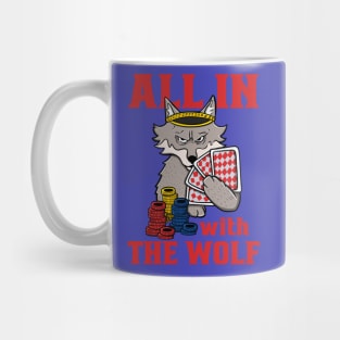 Poker wolf Mug